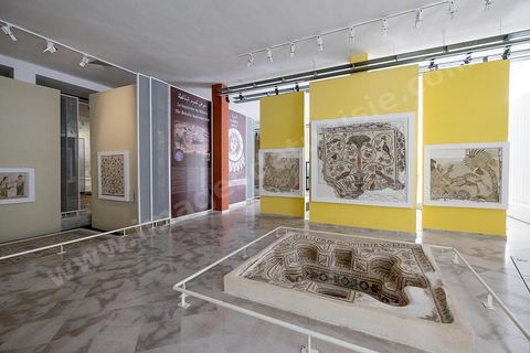 Salles des mosaiques du musée archéologique de Sousse dans la Kasbah située en haut de la medina de Sousse