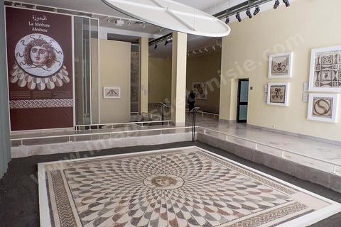 Salles des mosaiques du musée archéologique de Sousse dans la Kasbah située en haut de la medina de Sousse