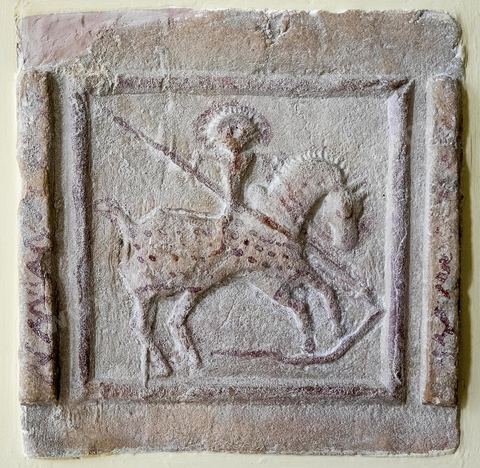 Carreau en terre cuite - musée archéologique de Sousse dans la Kasbah située en haut de la medina de Sousse