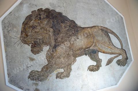Musée archéologique de Salakta avec la fameuse mosaïque du Lion