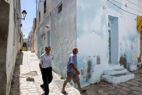 Ruelles de la medina de Sousse ou la perle du Sahel. 