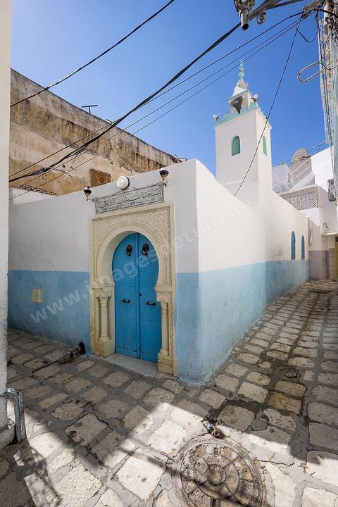 Ruelles de la medina de Sousse ou la perle du Sahel. 