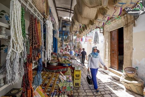 Souks de la medina de Sousse ou la perle du Sahel. 