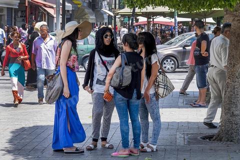 Scènes d ela vie quoitidenne sur l'avenue Habib Bourguiba
