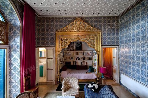 Palais Béji dans la medina de Tunis - Architecture et Décoration traditionnelles d'un palais de la medina de Tunis - Palais privé