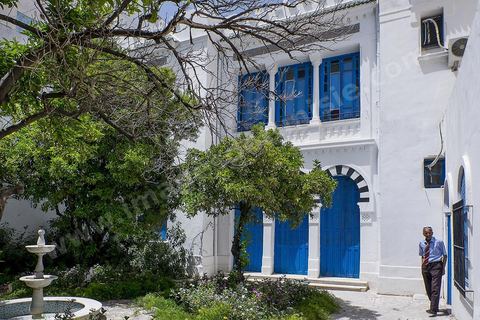 Le nouveau Musée Bourguiba ou ancienne maison de Bourguiba sur la place du Leader dans le quartier de Bab Djedid à Tunis.