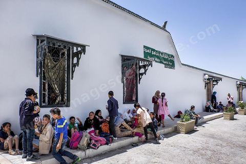 Mosquée El Haoua, 13ème siècle, sur la place du Leader dans le quartier de Bab Djedid à Tunis.