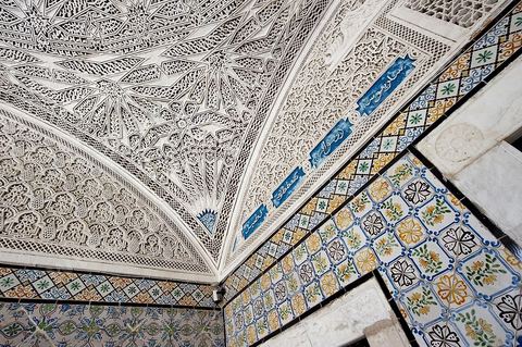 Mosquée Halfaouine le quartier Halfaouine dans la medina de Tunis