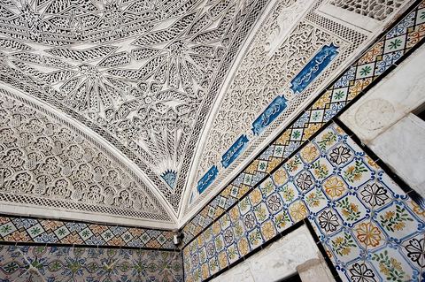 Mosquée Halfaouine le quartier Halfaouine dans la medina de Tunis