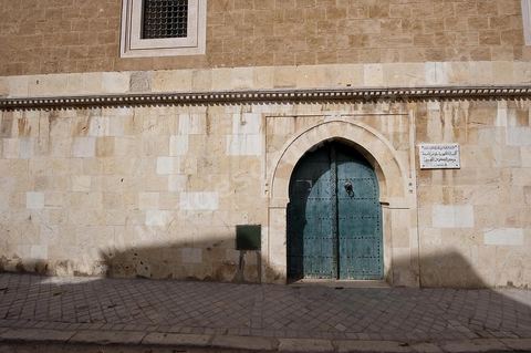 Mosquée Halfaouine le quartier Halfaouine dans la medina de Tunis