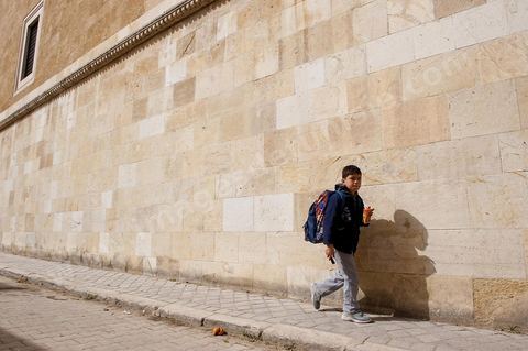 Mosquée Halfaouine le quartier Halfaouine dans la medina de Tunis