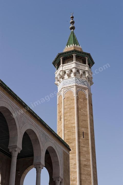 Mosquée Halfaouine le quartier Halfaouine dans la medina de Tunis