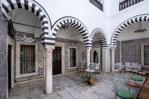 B&B Dar Ben Gacem. Dar Ben Gacem was constructed in the 17th century, and was renovated from 2010 to 2013. Today it is a 7 room Boutique Hotel. Restoration work was lead by ASMTunis and decoration and furnishing shows the Tunisian traditional arts & crafts.