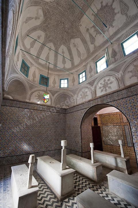 Tourbet el Bey le mausolée de la famille beylicale dans la medina de Tunis