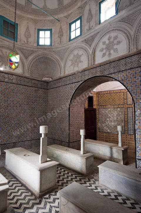 Tourbet el Bey le mausolée de la famille beylicale dans la medina de Tunis