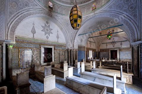 Tourbet el Bey le mausolée de la famille beylicale dans la medina de Tunis