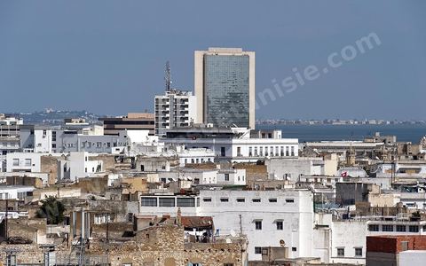 Depuis les toits de la medina vue sur la medina de Tunis 