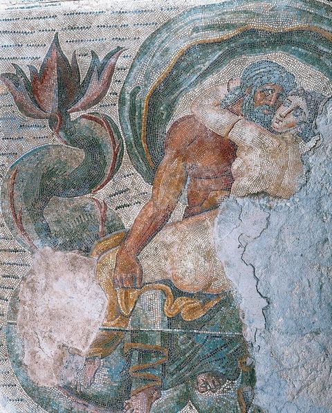 Noces de Neptune et Amymone - V siècle ap. Musée de Carthage