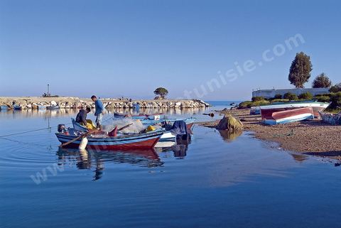 Pécheurs dans les ports puniques de Carthage
