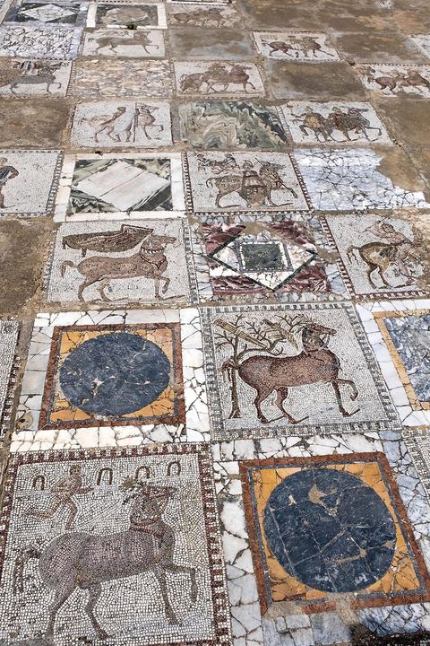 Villa volière dans la parc archéologique de Carthage