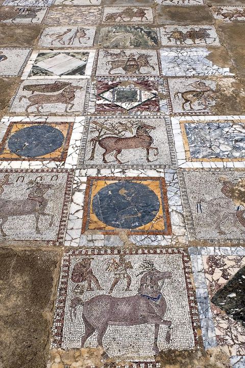 Villa volière dans la parc archéologique de Carthage