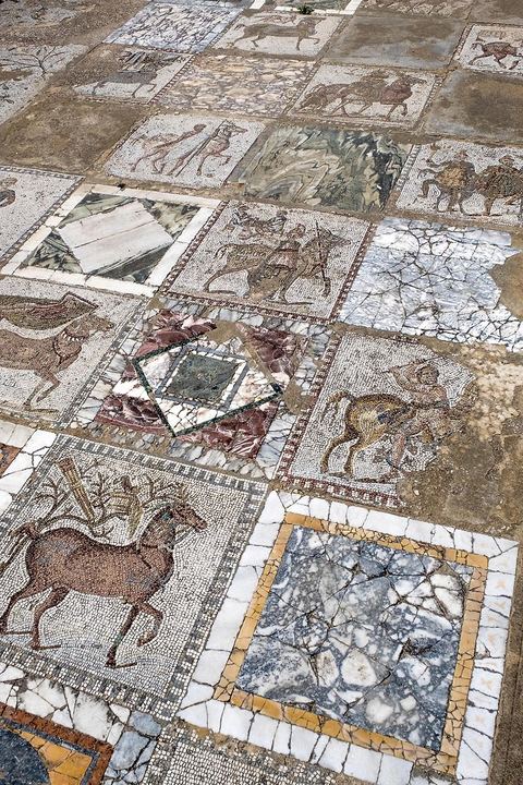 Villa volière dans la parc archéologique de Carthage