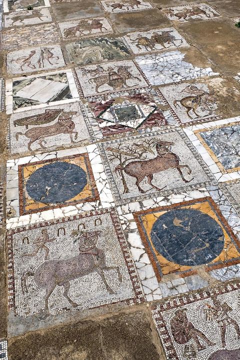 Villa volière dans la parc archéologique de Carthage