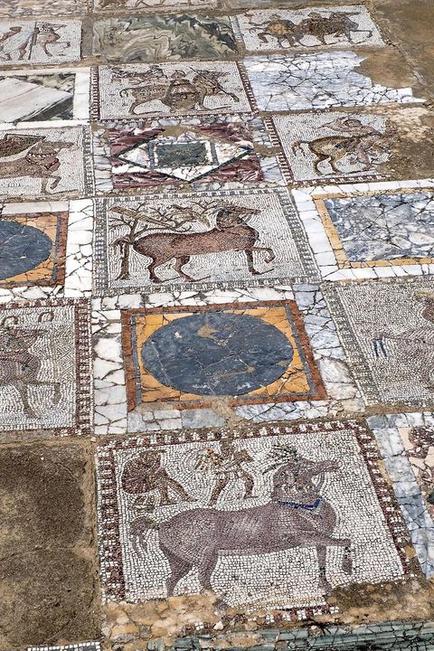 Villa volière dans la parc archéologique de Carthage