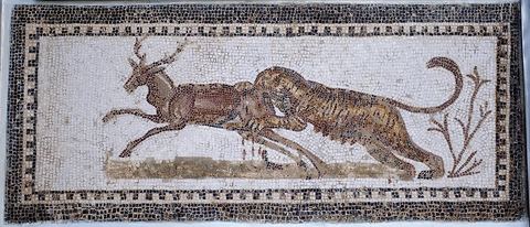 Mosaique du musee national du Bardo - Tunis