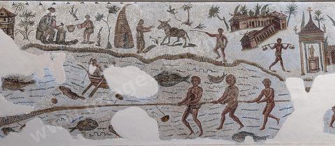 Mosaique du musee national du Bardo - Tunis
