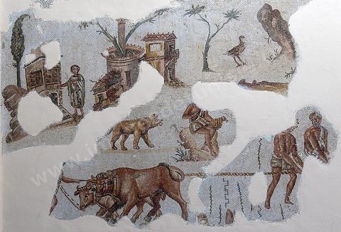Mosaique du musee national du Bardo - Tunis