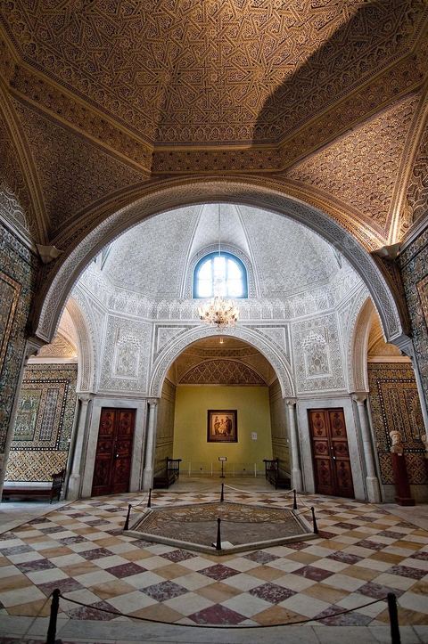 Salle du palais du Bardo - Musee National du Bardo - Tunis
