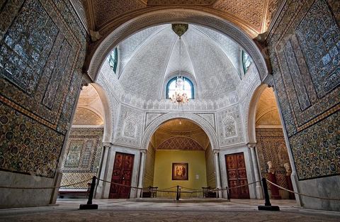 Salle du palais du Bardo - Musee National du Bardo - Tunis