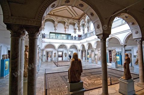 Salle du palais du Bardo - Musee National du Bardo - Tunis