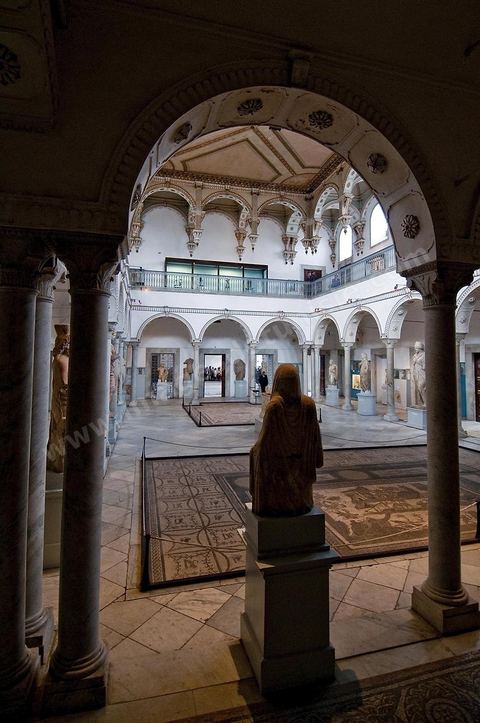Salle du palais du Bardo - Musee National du Bardo - Tunis