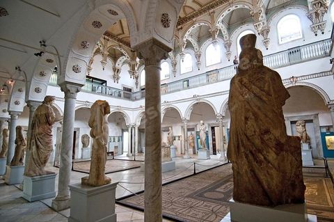 Salle du palais du Bardo - Musee National du Bardo - Tunis