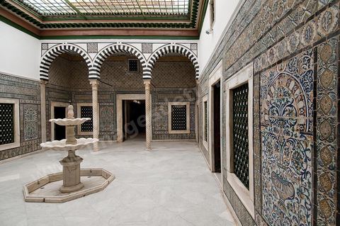 Salle du palais du Bardo - Musee National du Bardo - Tunis
