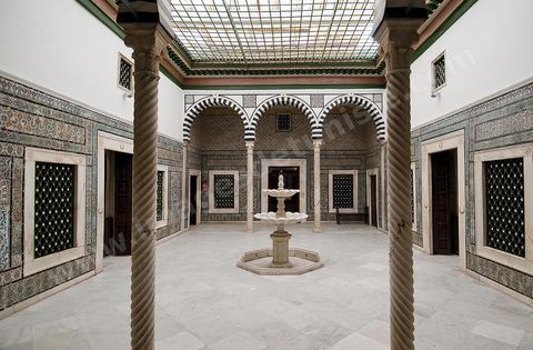 Salle du palais du Bardo - Musee National du Bardo - Tunis