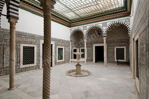 Salle du palais du Bardo - Musee National du Bardo - Tunis