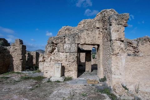 le site archéologique romain de Thuburbo Majus. Thuburbo Majus est située à l'entrée d'El Fahs à 60 km de Tunis, malgré qu’elle soit totalement abandonnée maintenant, elle comptait plus que 10000 habitants au deuxième siècle après J.C. La ville de Thuburbo Majus, existait avant l’arrivée des romains, elle était avant berbère puis carthaginoise. Pendant l’époque romaine, cette cité a connu une prospérité surtout en 128 quand elle reçut le statut de municipe suite à la visite de l’empereur Hadrien. La plupart des monuments de la cité datent de la moitié du 2ème siècle.Seuls 7 Ha sur les 40 Ha ont été fouillés, les trois portes de la ville indiquent son gigantisme.