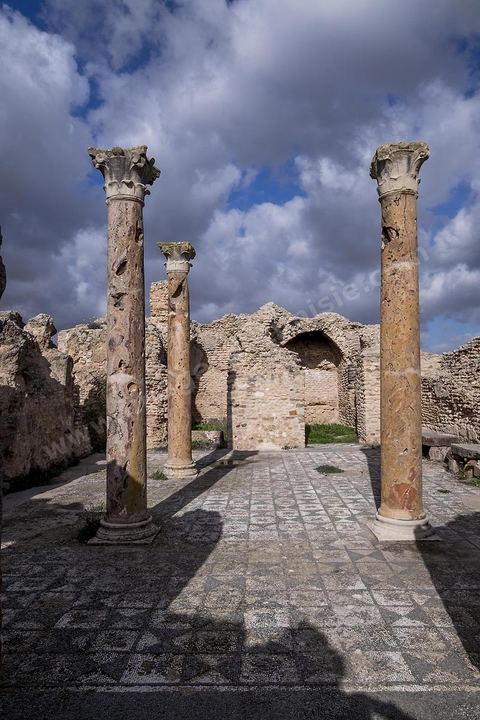 le site archéologique romain de Thuburbo Majus. Thuburbo Majus est située à l'entrée d'El Fahs à 60 km de Tunis, malgré qu’elle soit totalement abandonnée maintenant, elle comptait plus que 10000 habitants au deuxième siècle après J.C. La ville de Thuburbo Majus, existait avant l’arrivée des romains, elle était avant berbère puis carthaginoise. Pendant l’époque romaine, cette cité a connu une prospérité surtout en 128 quand elle reçut le statut de municipe suite à la visite de l’empereur Hadrien. La plupart des monuments de la cité datent de la moitié du 2ème siècle.Seuls 7 Ha sur les 40 Ha ont été fouillés, les trois portes de la ville indiquent son gigantisme.