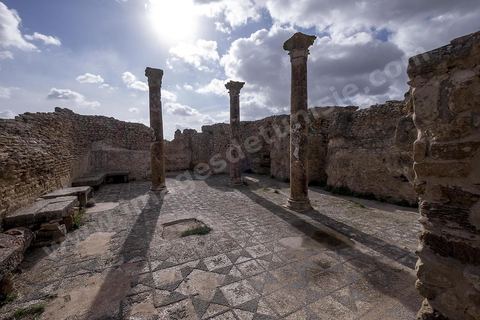 le site archéologique romain de Thuburbo Majus. Thuburbo Majus est située à l'entrée d'El Fahs à 60 km de Tunis, malgré qu’elle soit totalement abandonnée maintenant, elle comptait plus que 10000 habitants au deuxième siècle après J.C. La ville de Thuburbo Majus, existait avant l’arrivée des romains, elle était avant berbère puis carthaginoise. Pendant l’époque romaine, cette cité a connu une prospérité surtout en 128 quand elle reçut le statut de municipe suite à la visite de l’empereur Hadrien. La plupart des monuments de la cité datent de la moitié du 2ème siècle.Seuls 7 Ha sur les 40 Ha ont été fouillés, les trois portes de la ville indiquent son gigantisme.
